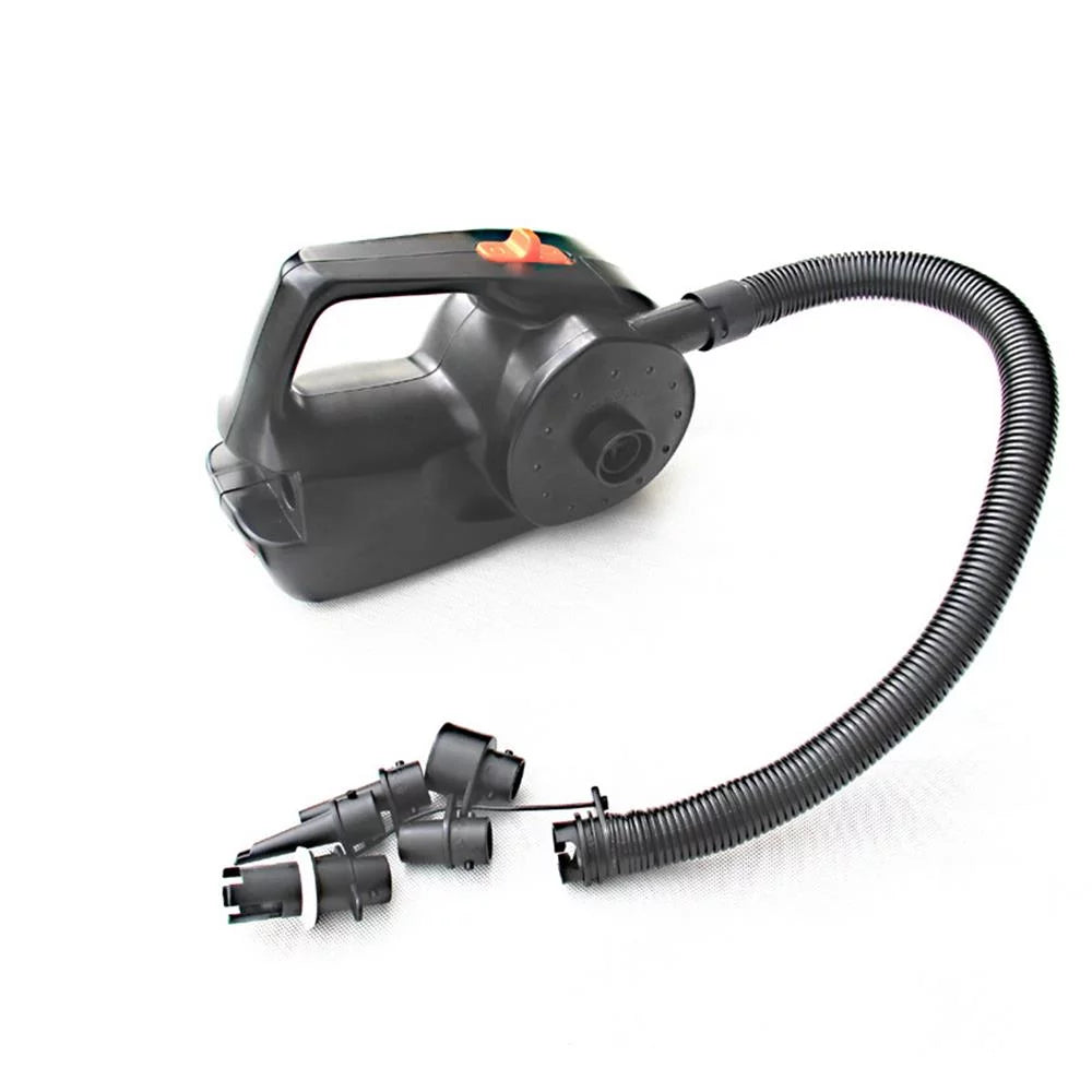 100W Car Rechargable Pump Electric Inflatable Air Pump for Kayak Boat Swimming Pool Air Cushions Ball Auto Portable Blower