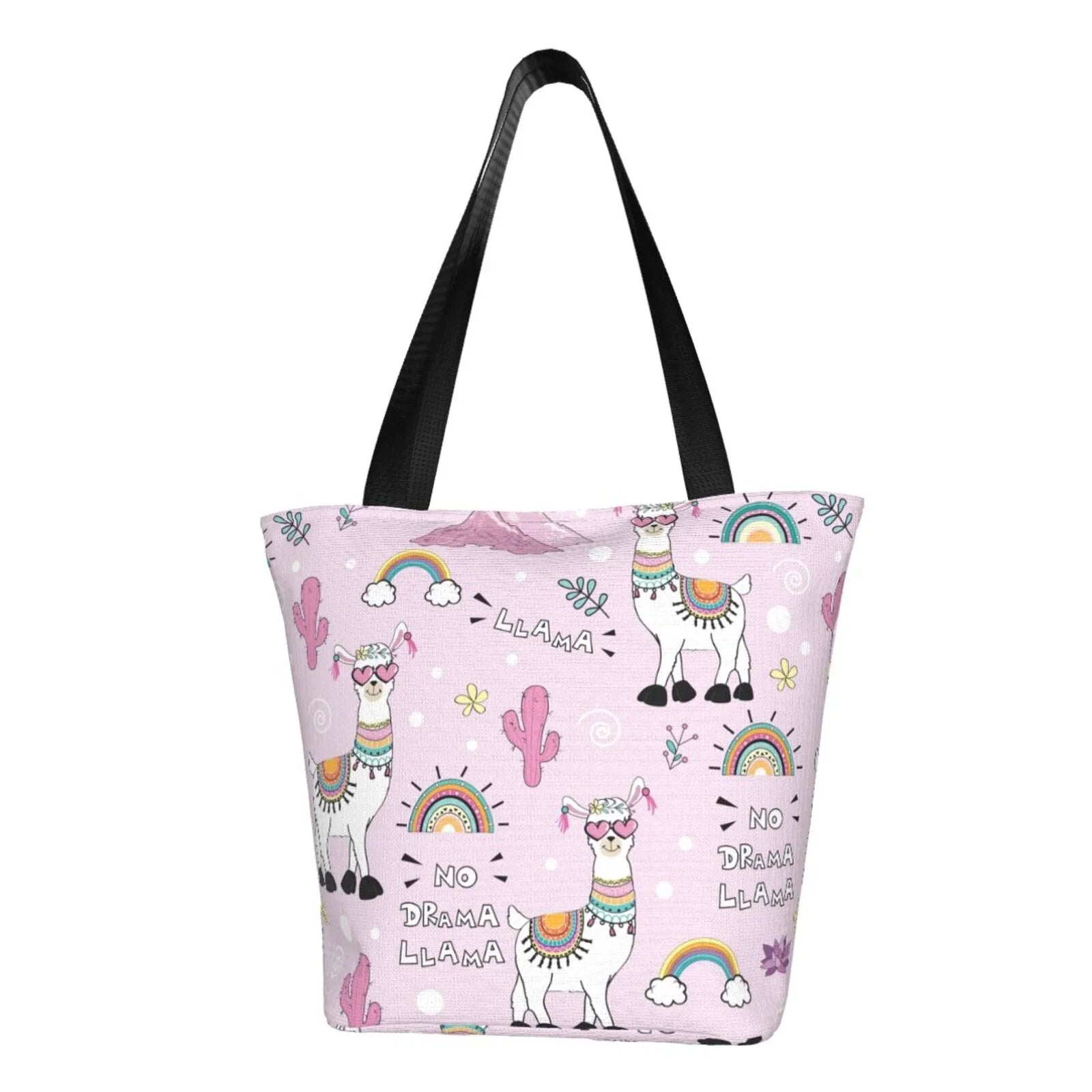Lukts No Drama Llama Tote Bag,Shoulder Bag Women'S Hobos Handbags Large Capacity Shopping Bag