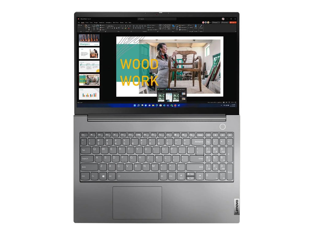 Lenovo ThinkBook 15 G4 ABA 21DL - 180-degree hinge design - AMD Ryzen 5 - 5625U / up to 4.3 GHz - Win 11 Pro - Radeon Graphics - 16 GB RAM - 512 GB SSD NVMe - 15.6" IPS touchscreen 1920 x 1080 (Full HD) - 802.11a/b/g/n/ac/ax - dual tone mineral gray