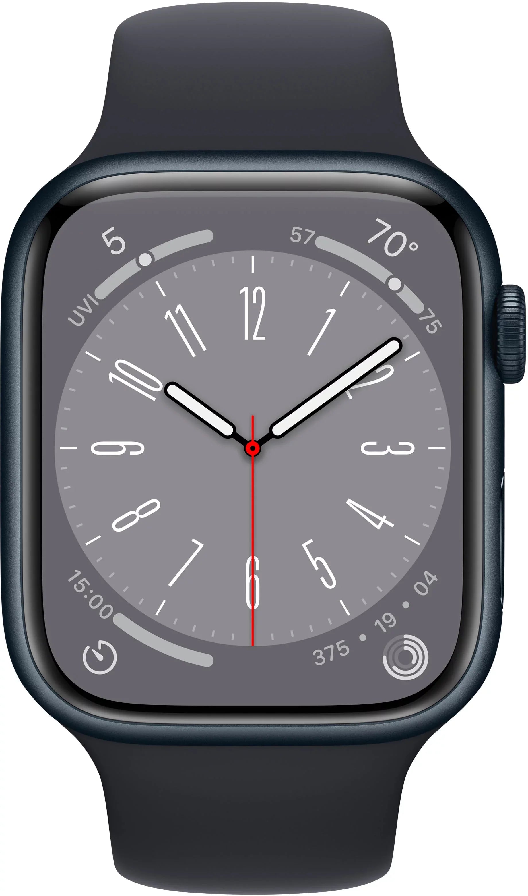 Renewed Apple Watch Series 8 45MM Midnight Aluminum Case Midnight Band GPS Only (Refurbished)