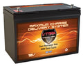 VMAX MR127-100 12V 100Ah AGM Deep Cycle Marine Battery for 12 Volt 40 Pound 40lb Thrust Trolling Motors