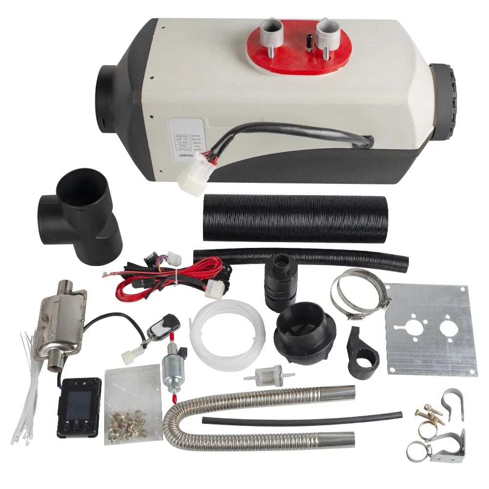 Diesel Air Heater 12V, 8KW Air diesel Fuel Heater 10L Tank for Car Truck Trailer Boat RV Bus Motor-home