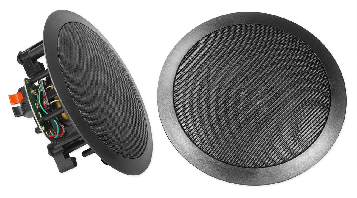 RX55URIBT Home Theater Bluetooth Receiver+4) 6.5" Black Ceiling Speakers