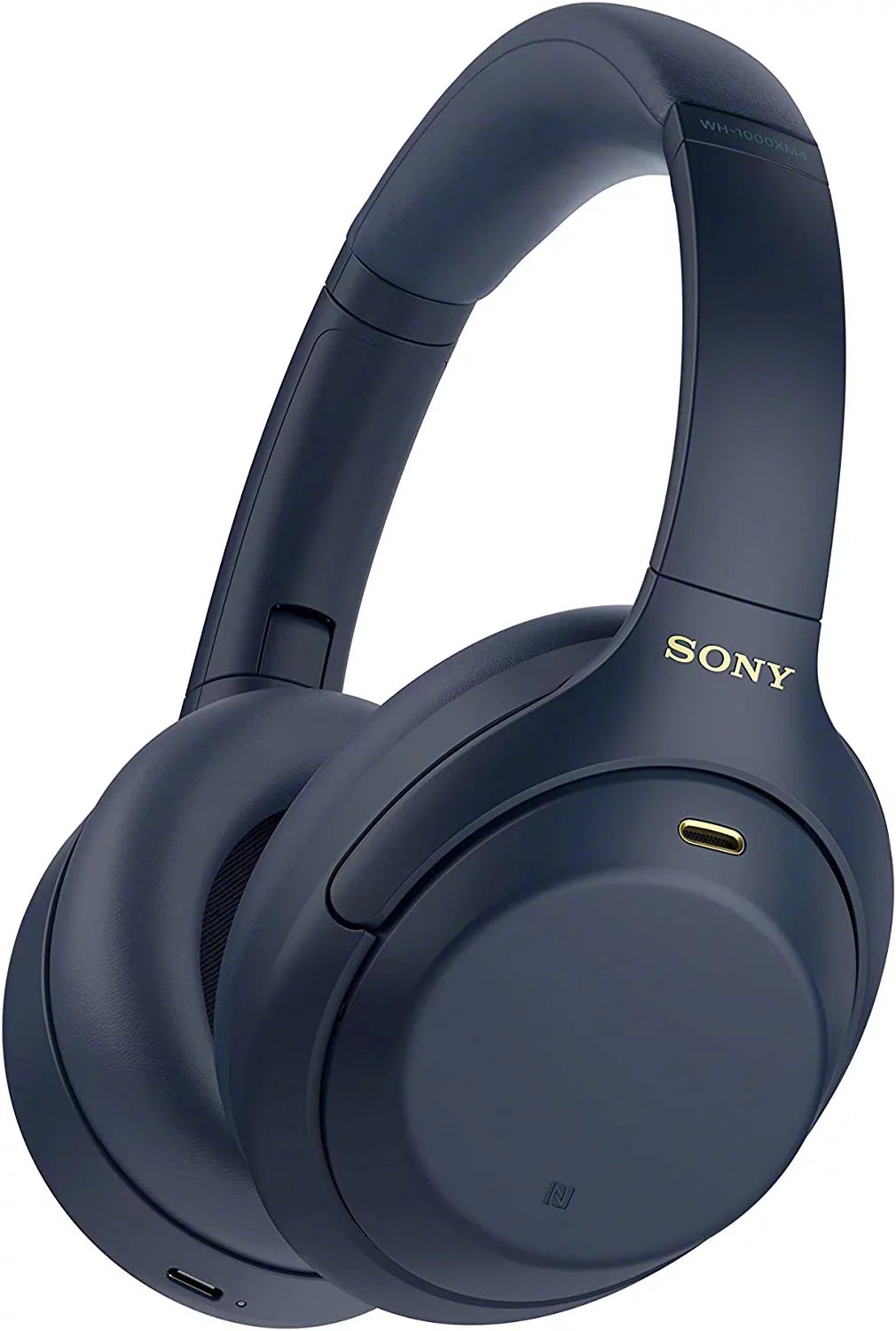 Repaired Sony WH-1000XM4 Wireless Industry Leading Noise Canceling Overhead Headphones with Mic for Phone-Call and Alexa Voice Control, Blue (Refurbished)