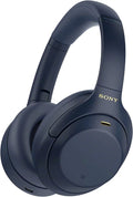 Repaired Sony WH-1000XM4 Wireless Industry Leading Noise Canceling Overhead Headphones with Mic for Phone-Call and Alexa Voice Control, Blue (Refurbished)