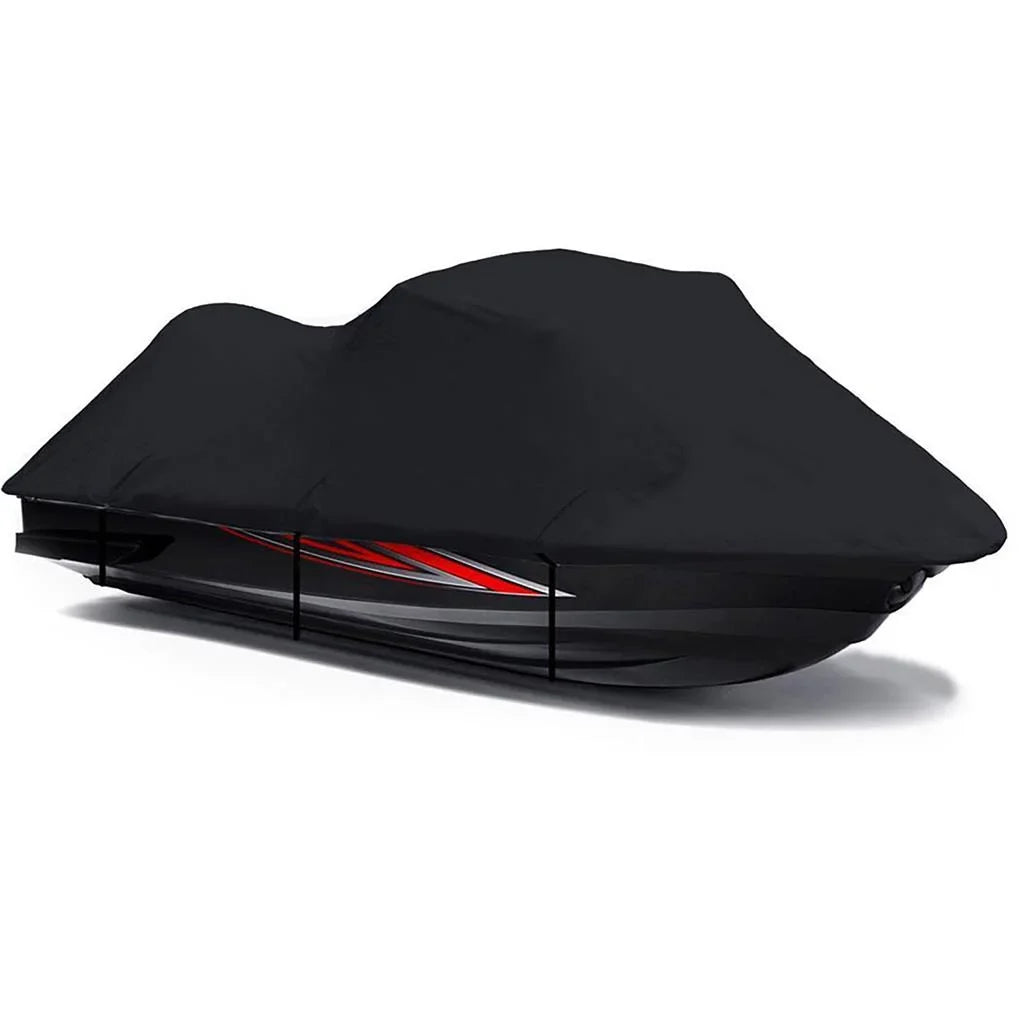 BLACK 600 DENIER JetSki Cover Compatible for Polaris Virage TX 2000 2001 2002 Jet Ski Cover PWC Covers