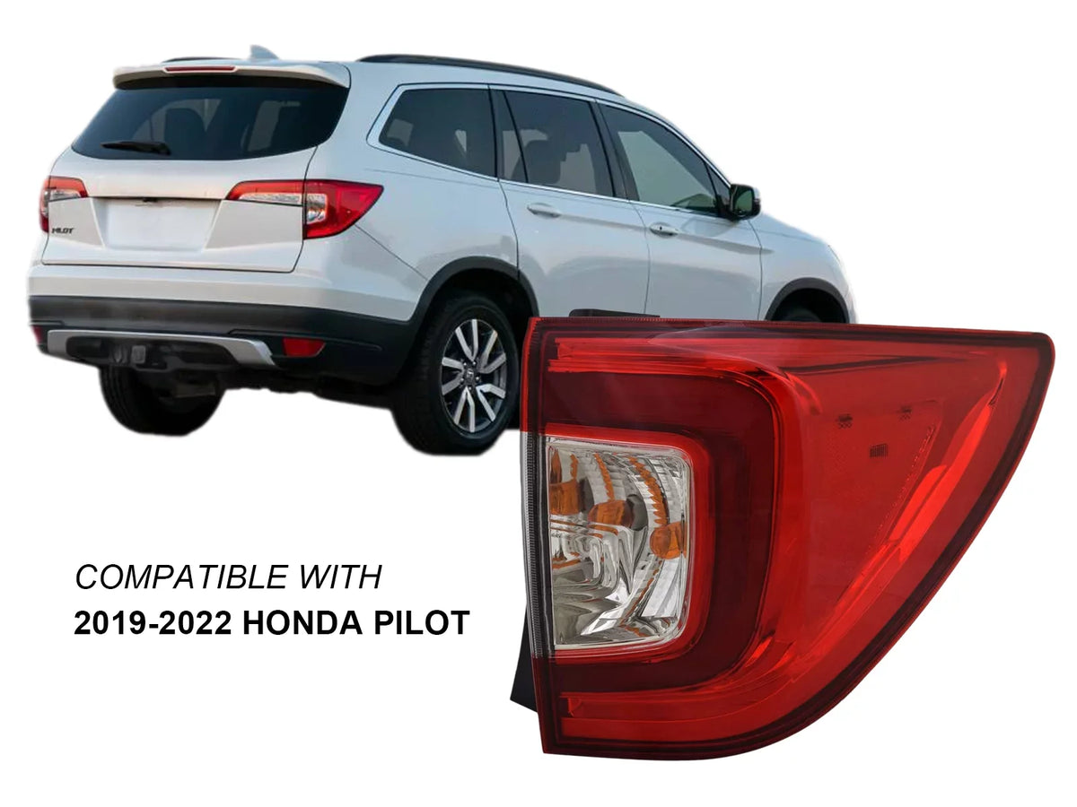 APA Replacement for Outer Tail Light 2019 2020 2021 2022 Pilot with Bulb Passenger Right Side 33500TG7A11 HO2805120
