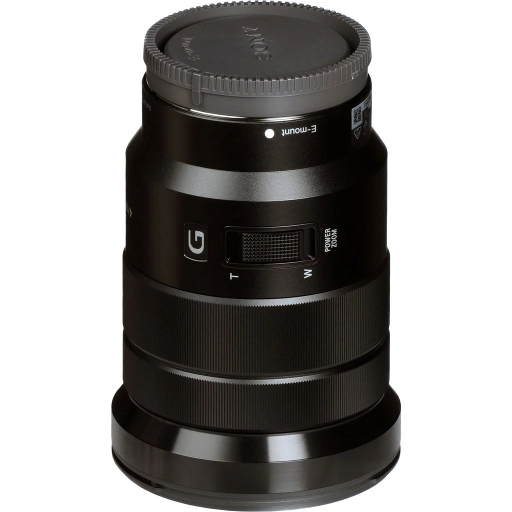 Sony E PZ 18-105mm f/4 G OSS Lens with Essential Accessory Bundle - Includes: Water Resistant Lens Pouch, SanDisk 32GB Memory Card, 3 Piece Multicoated HD Filters with Case (UV,CPL, FLD), Variable Neu