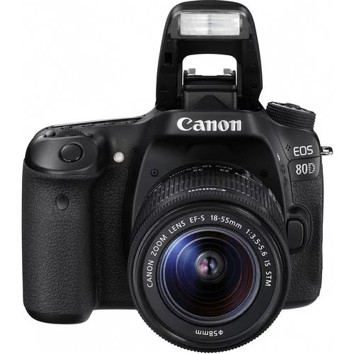 Canon EOS 80D DSLR Camera Intermediate Bundle  with 18-55mm Lens+24.2MP APS-C CMOS sensor and DIGIC 6 image processor
