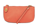 Joy Susan Women's Mini Crossbody Wristlet Clutch, Coral, One-Size