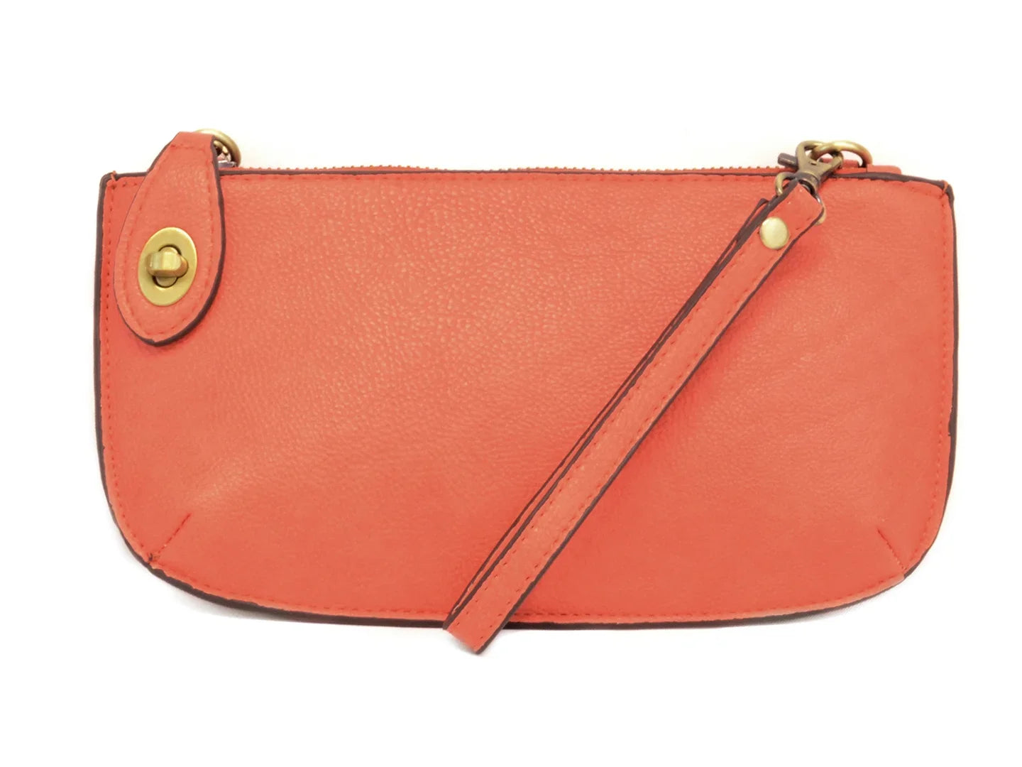 Joy Susan Women's Mini Crossbody Wristlet Clutch, Coral, One-Size