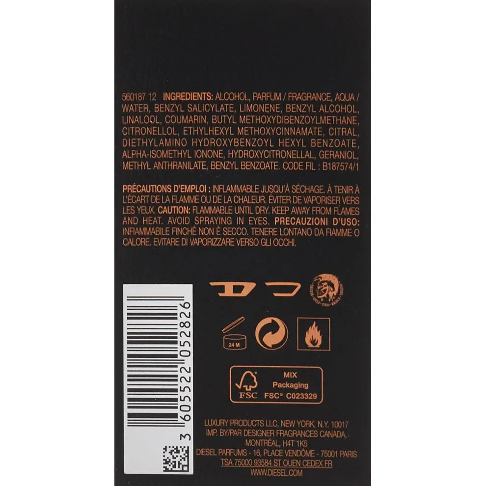 Diesel BAD for Him Eau de Toilette 3.3 fl oz *EN
