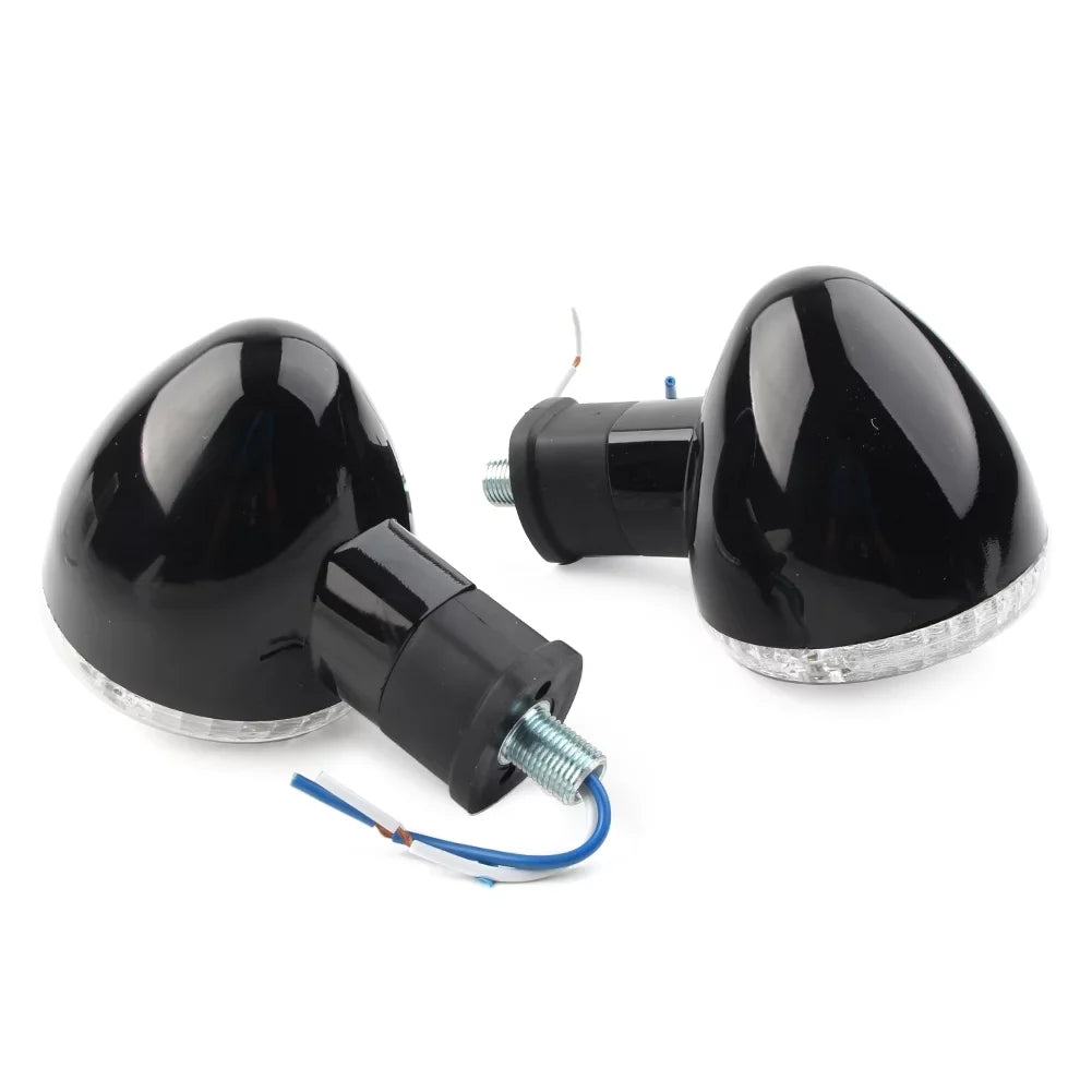 BFY 1Pair Motorcycle Turn Signal Lamp Amber Indicator Blinker Light w/ Clear Cover for Yamaha Bolt XVS950 2014 2015 2016 2017 2018