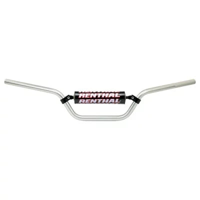 Renthal Aluminum 7/8" Handlebar KX 80/85/100 98-09 Bend Silver for LEM LX3 2000