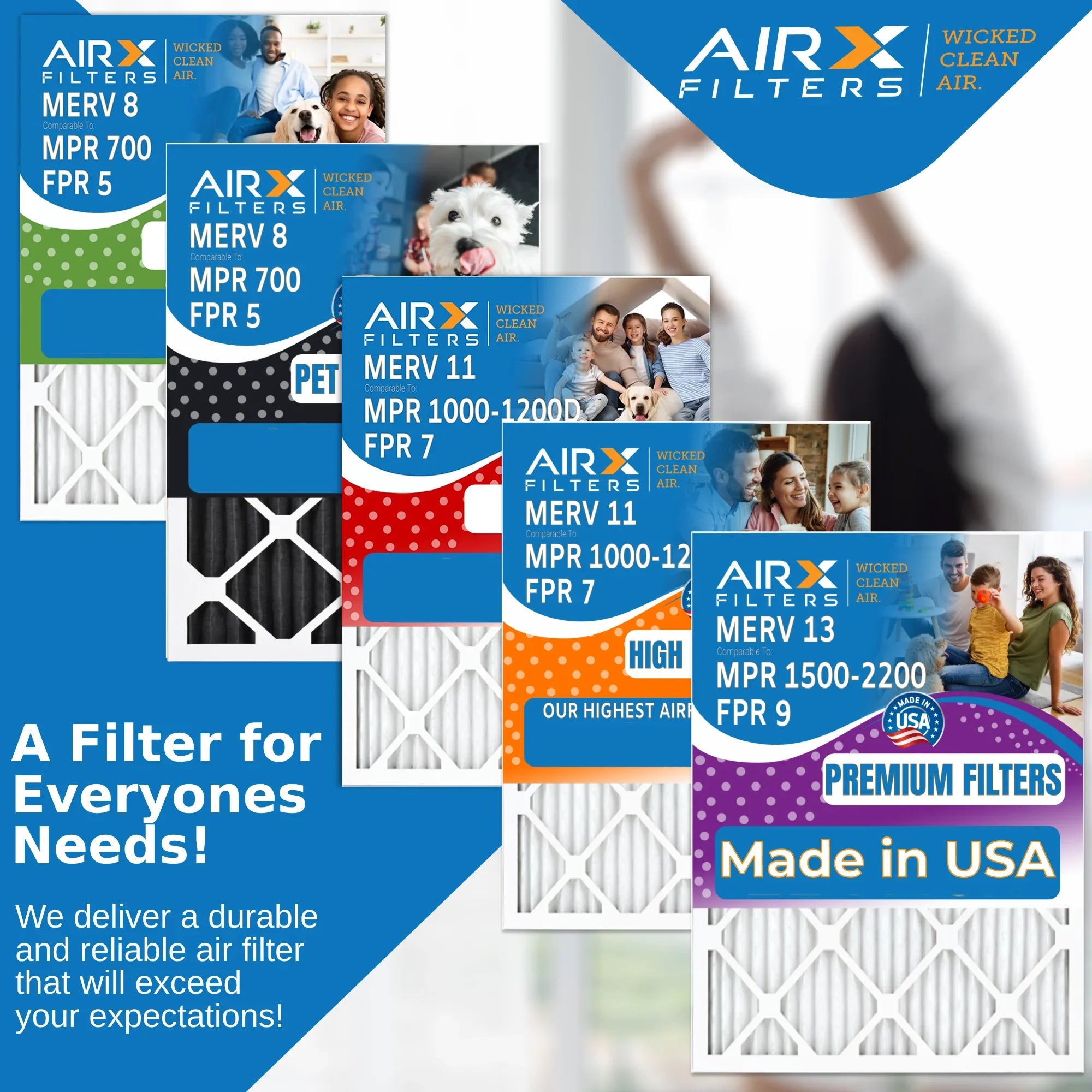 16x28x6 Air Filter Odor Eliminator Carbon Filter MERV 8 Comparable to MPR 700 & FPR 5 Compatible with Aprilaire 401 2 Pack by AIRX FILTERS WICKED CLEAN AIR.