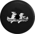 2018 2019 Wrangler JL American Unlimited JL Series with Backup Camera Hole Moose Bear Canoe Outdoors Funny Camping Jeep Spare Tire Cover Jeep RV 32 InchBack up Camera