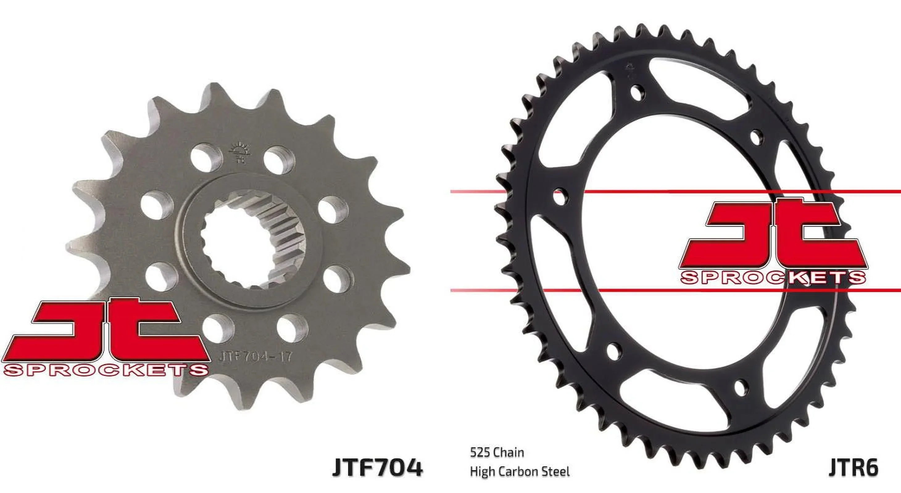 Front & Rear Sproket Kit for BMW F800 GS-JTR6.42 for 8.5mm bolts-K72 08-16 JT Sprockets