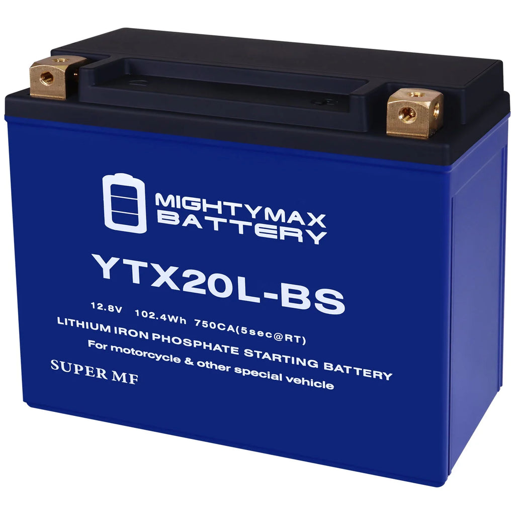 YTX20L-BS Lithium Replacement Battery compatible with Kawasaki Jet Ski JT1100 STX 97-03