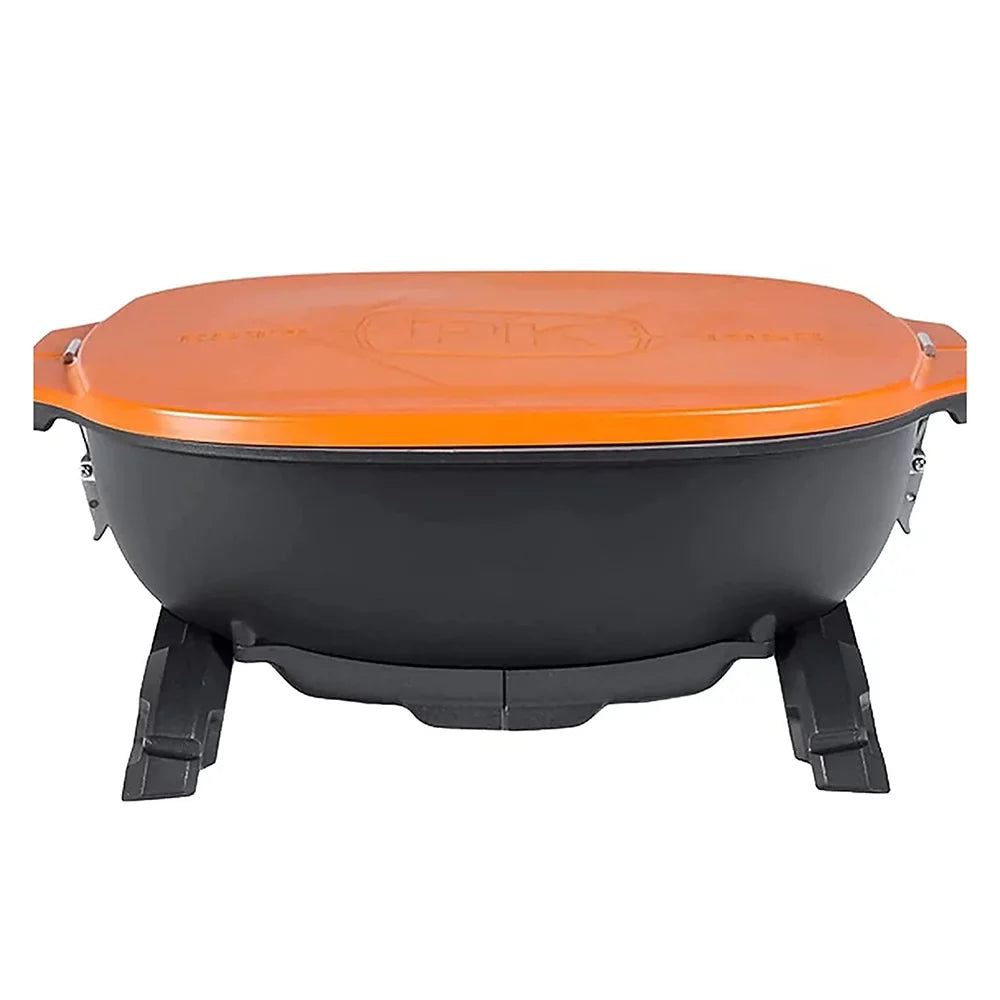 PK Grills 17 in. PKGO Hibachi Charcoal Grill Orange
