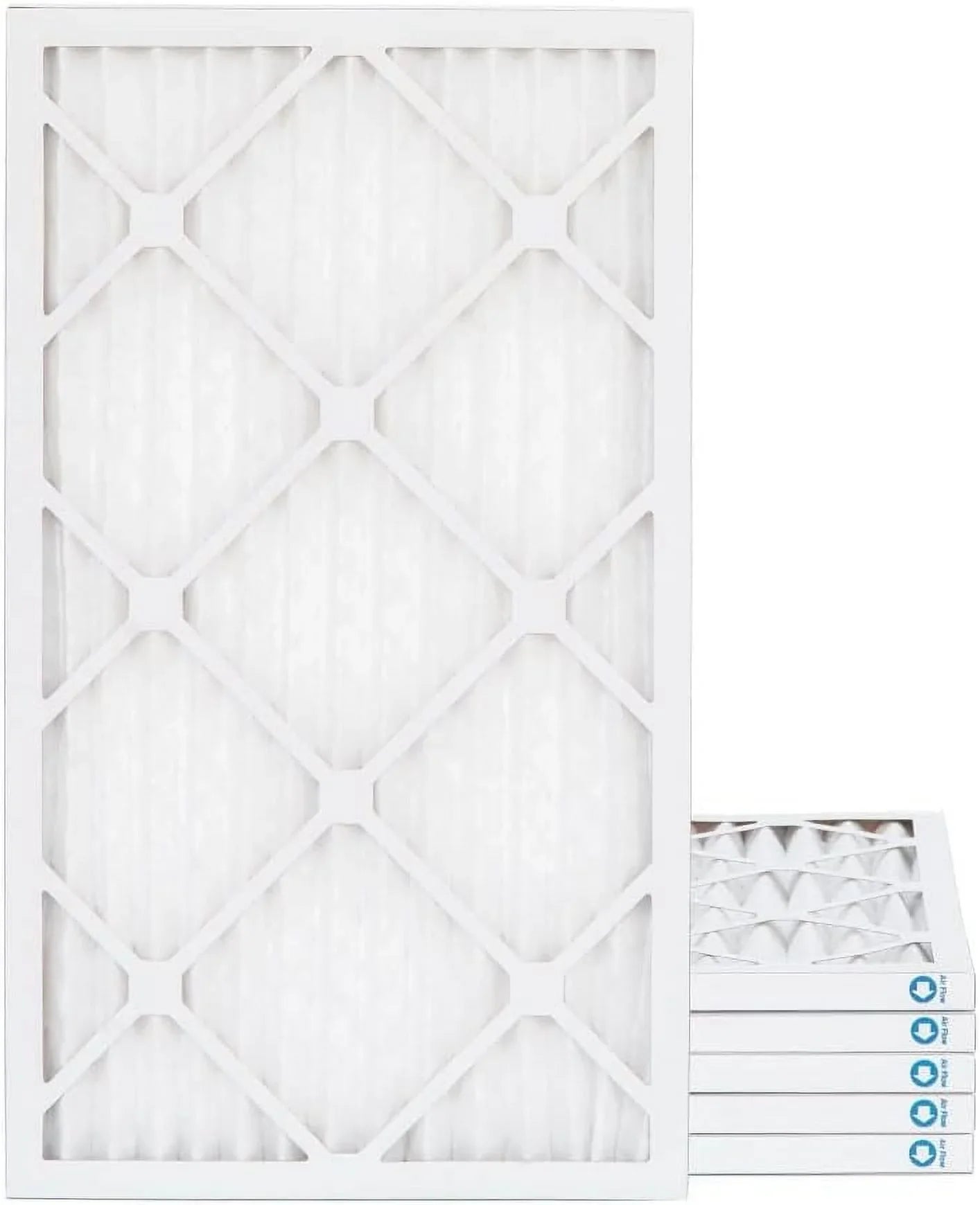 16X25x1 MERV 11, MPR 1000 Pleated AC Furnace 1" Air Filters By Pamlico. 6 Pack. Exact Size: 15-1/2 X 24-1/2 X 3/4