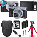 Canon PowerShot G7 X Mark III Digital Camera (Silver) + Spider Tripod + Case+ 1 Yr Coverage