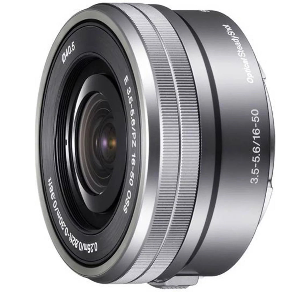 Sony ZV-E10 Mirrorless Alpha APS-C Vlog Camera 2 Lens Kit 16-50mm + 55-210mm ILCZV-E10L/W White Bundle with Deco Gear Case + Filter Set + Wide Angle & Telephoto Lenses + Extra Battery & Accessories