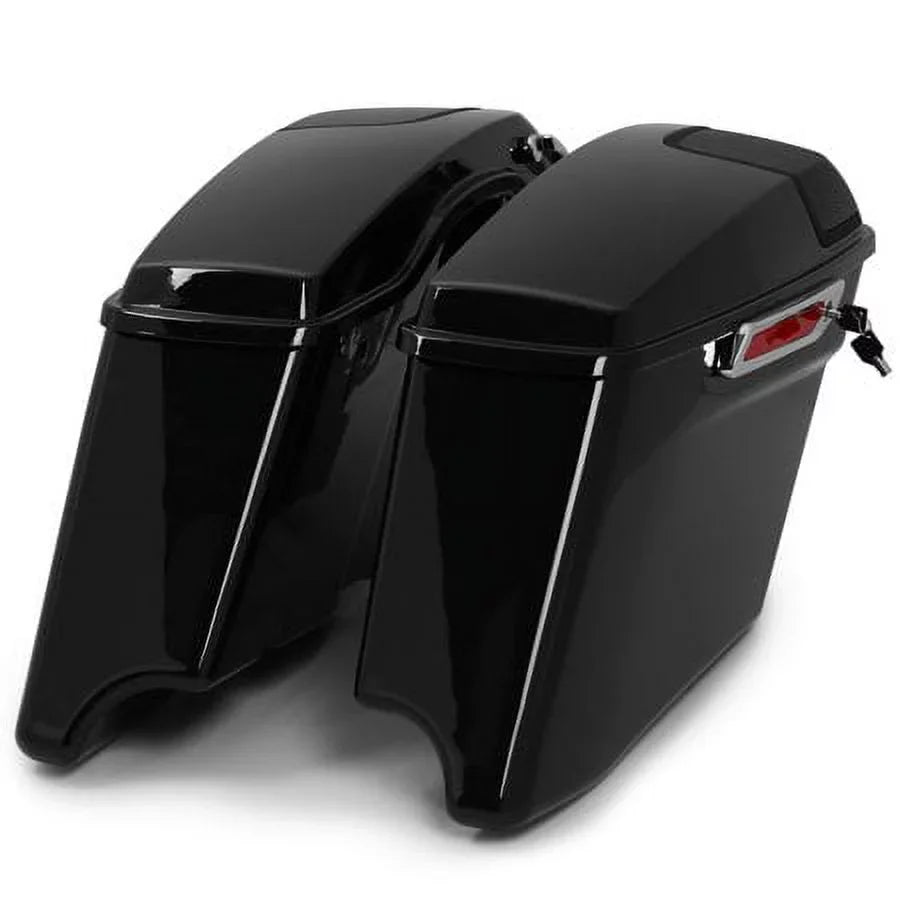 Kojem 5" CVO Hard Saddlebags w/Speaker Grills for Harley Touring Glide 14 15 16 17 18 19 20 21 22 23 with Audio Cover