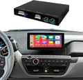 Road Top Wireless Carplay Retrofit Kit Decoder for BMW i3 I01 NBT System 2012-2017 Year, Support Android Auto, Mirrorlink, Reverse Camera, Original Car Knob Control