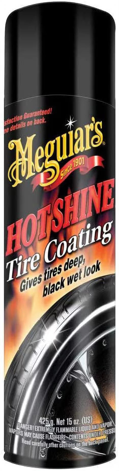 Meguiar's G13815 Hot Shine High Gloss Tire Coating - 15 Oz Spray Can 3