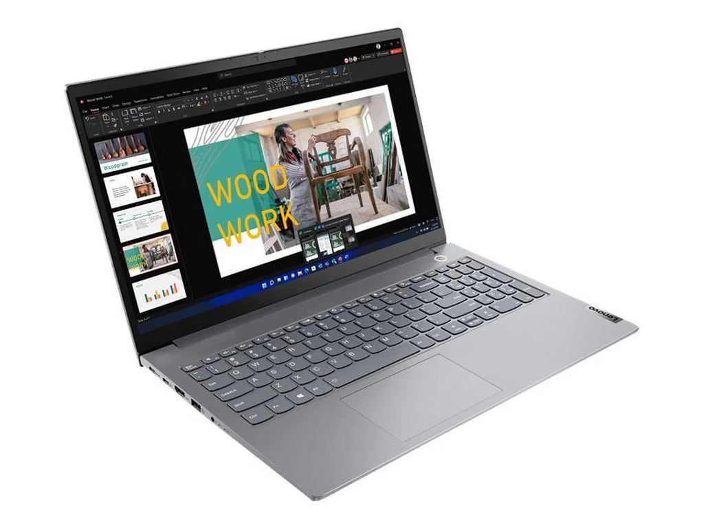 Lenovo ThinkBook 15 G4 ABA 21DL - 180-degree hinge design - AMD Ryzen 5 - 5625U / up to 4.3 GHz - Win 11 Pro - Radeon Graphics - 16 GB RAM - 512 GB SSD NVMe - 15.6" IPS touchscreen 1920 x 1080 (Full HD) - 802.11a/b/g/n/ac/ax - dual tone mineral gray