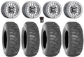 MetalFX Delta Bdlk CC 15x7/15x10 Wheels Gm 35" SS360 Tires Polaris RZR XP 1000 / PRO XP / Ranger XP 900/1000