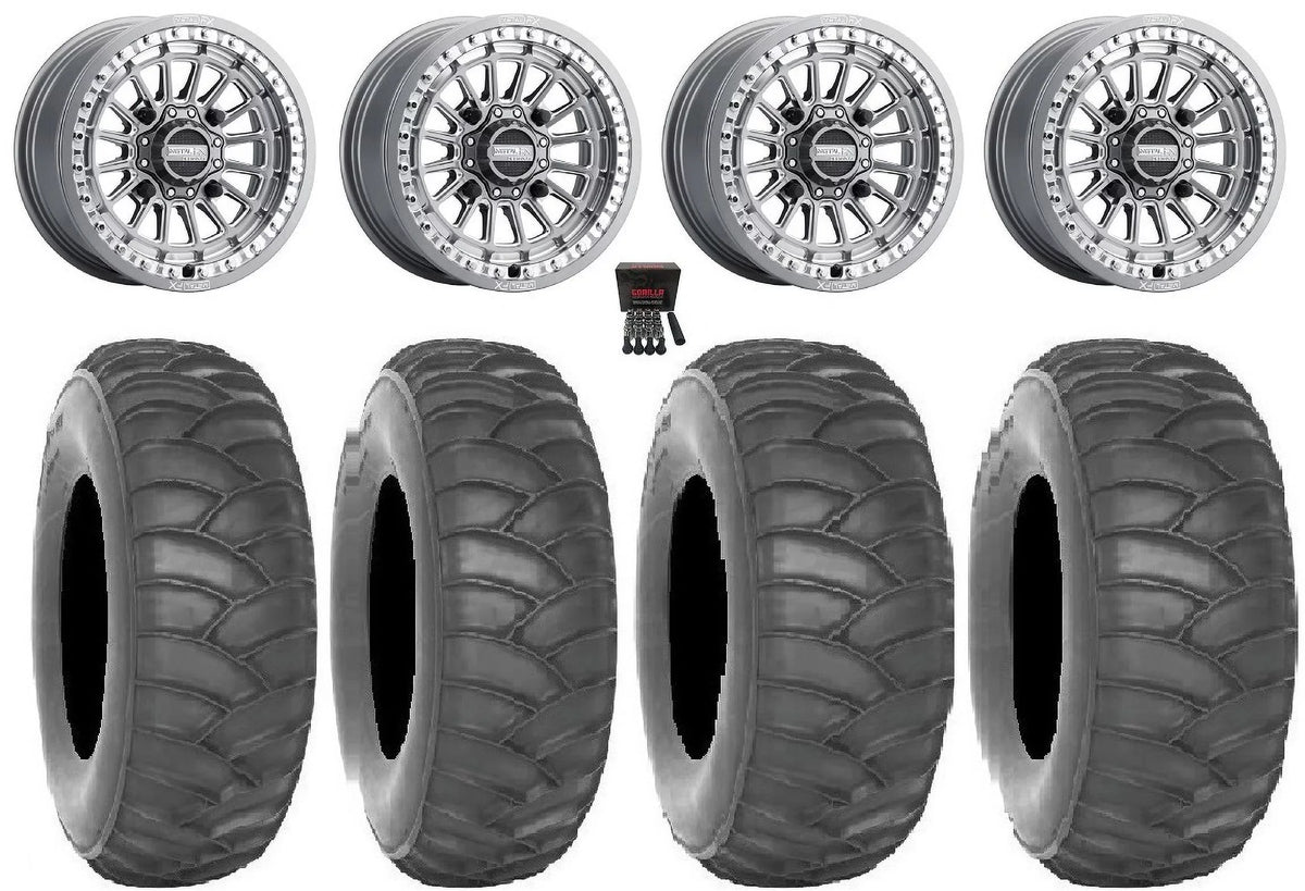MetalFX Delta Bdlk CC 15x7/15x10 Wheels Gm 35" SS360 Tires Polaris RZR XP 1000 / PRO XP / Ranger XP 900/1000