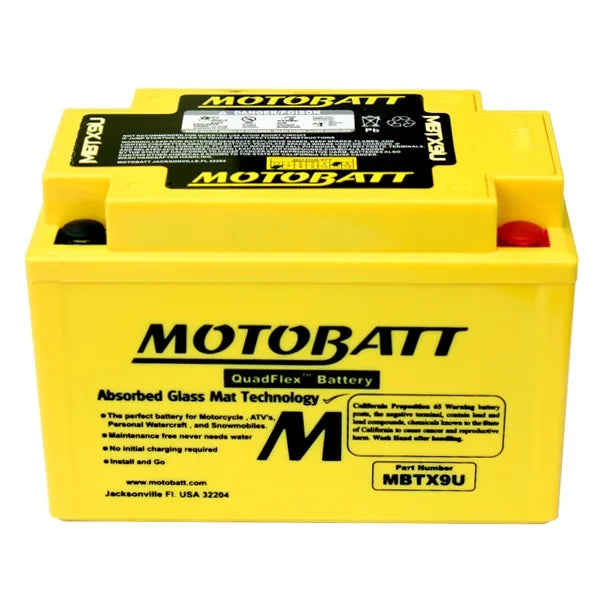 MotoBatt AGM Battery 06-12 for Yamaha FZS 1000 FZ1 2011-Up XT 1200Z Super Tenere