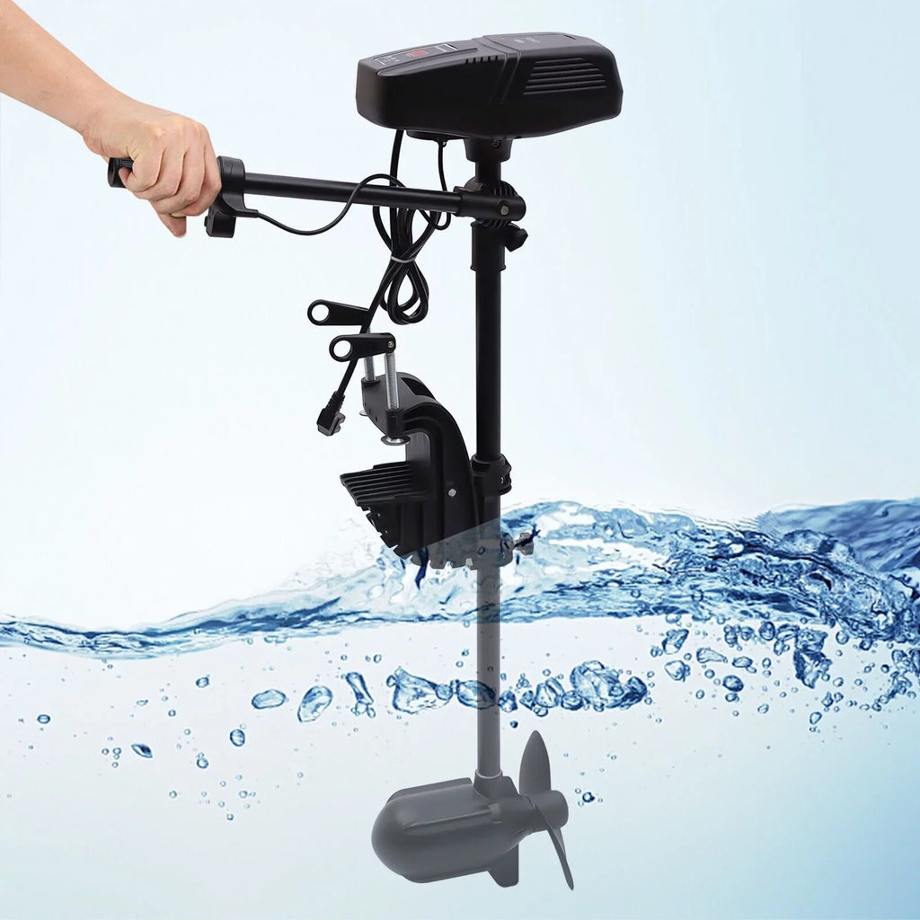 260lbs 48V Heavy Duty Electric Outboard Motor Fishing Boat Engine Trolling Motor