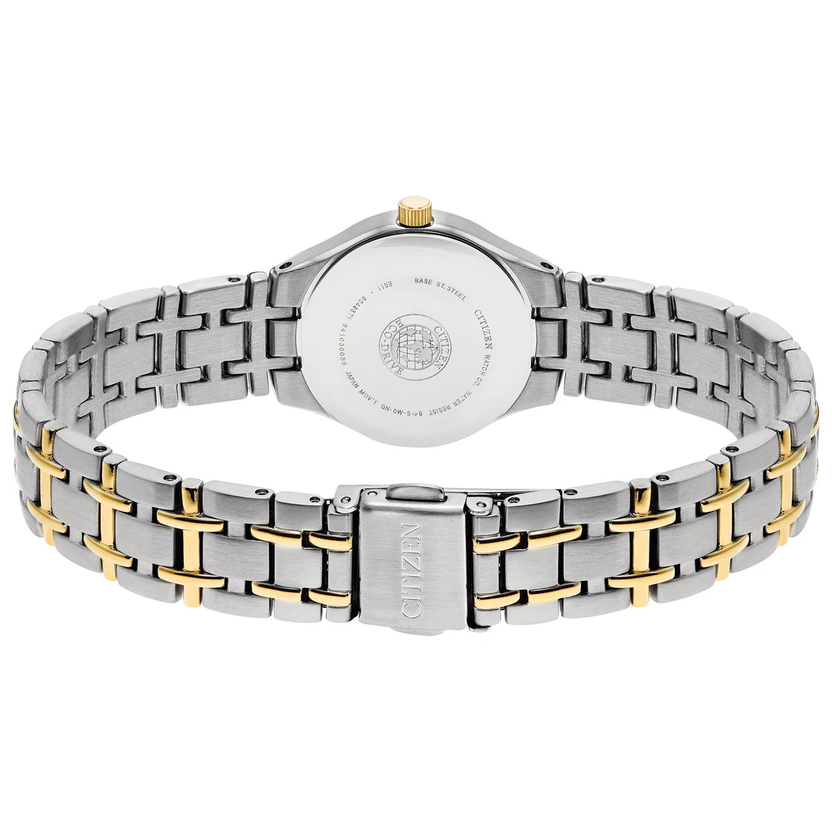 CITIZEN Women's EW1264-50A Gold Stainless-Steel Eco-Drive Sport Watch