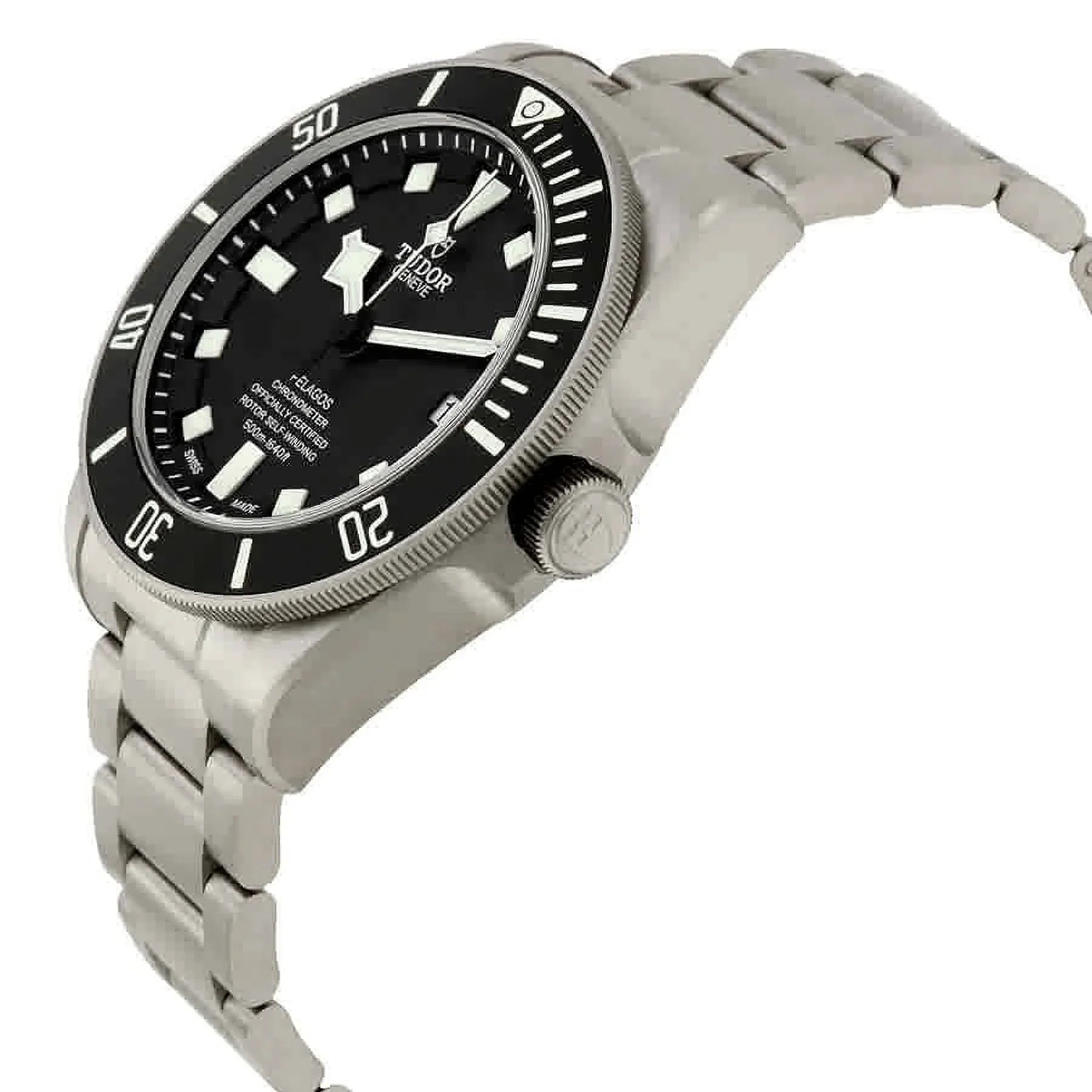 Tudor Pelagos Chronometer Black Dial Titanium Men's Watch M25600TN-0001