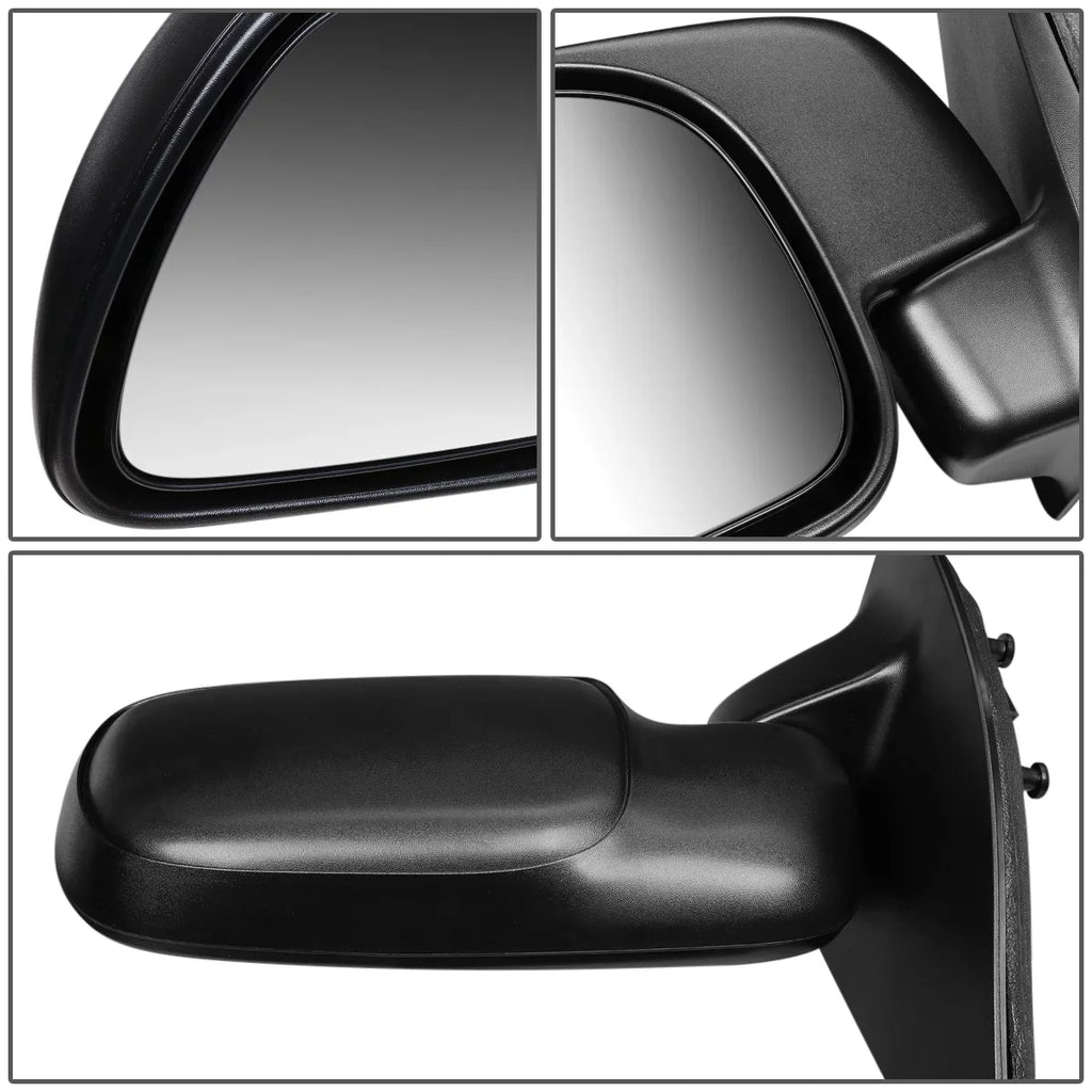 DNA Motoring OEM-MR-FO1320209 For 1999 to 2010 Ford F250 F350 F450 F550 Super Duty Excursion OE Style Manual Driver / Left Side View Door Mirror F81Z17683AAB 00 01 02 03 04 05 06 07 08 09