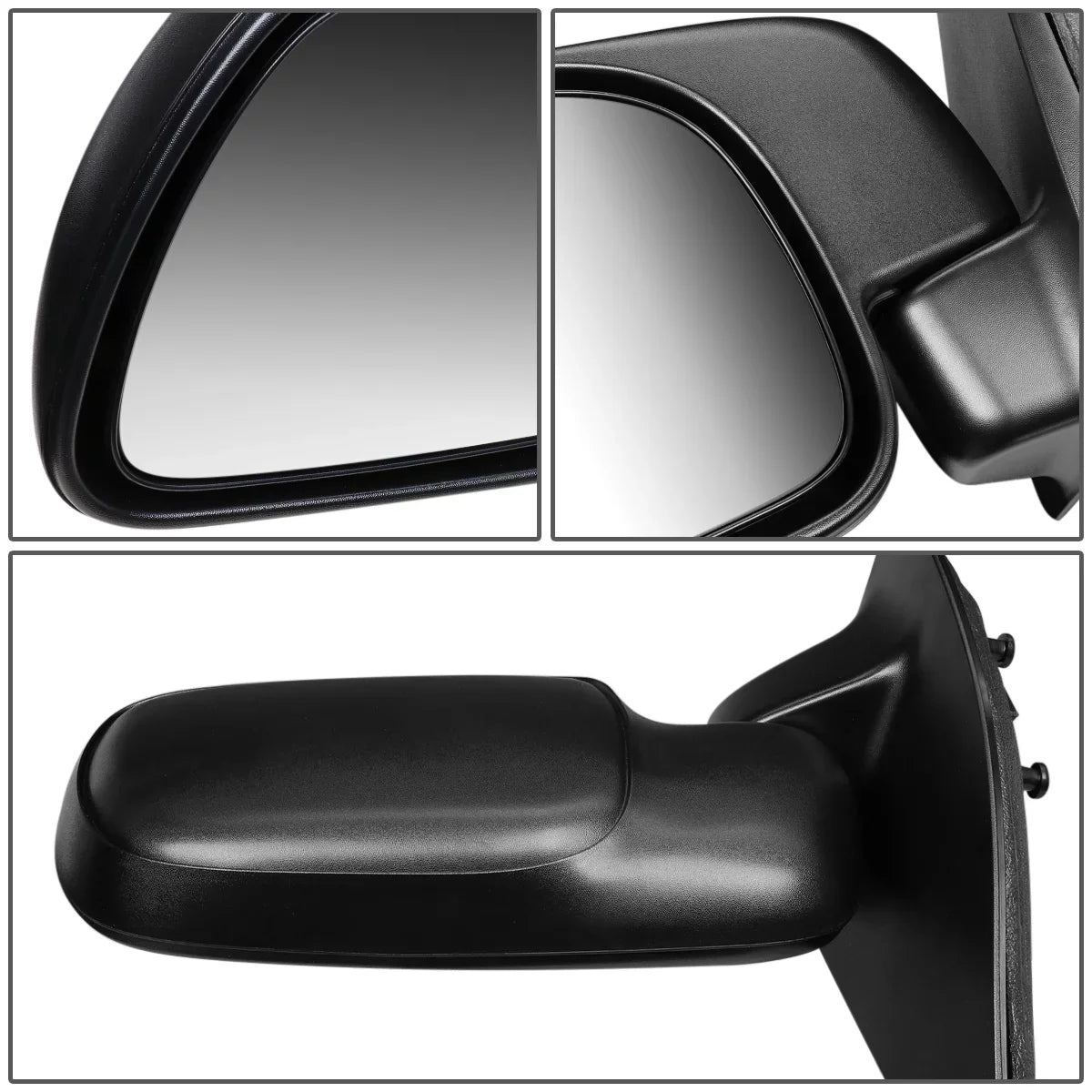 DNA Motoring OEM-MR-FO1320209 For 1999 to 2010 Ford F250 F350 F450 F550 Super Duty Excursion OE Style Manual Driver / Left Side View Door Mirror F81Z17683AAB 00 01 02 03 04 05 06 07 08 09