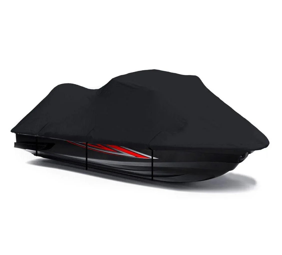 BLACK 600 DENIER JetSki Cover Compatible for Polaris Virage TX 2000 2001 2002 Jet Ski Cover PWC Covers