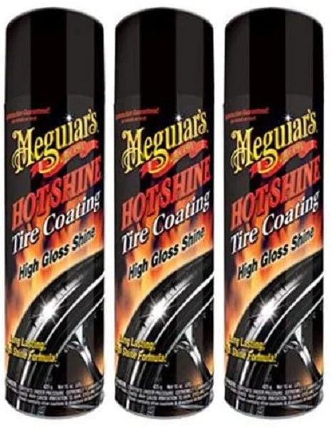 Meguiar's G13815 Hot Shine High Gloss Tire Coating - 15 Oz Spray Can 3