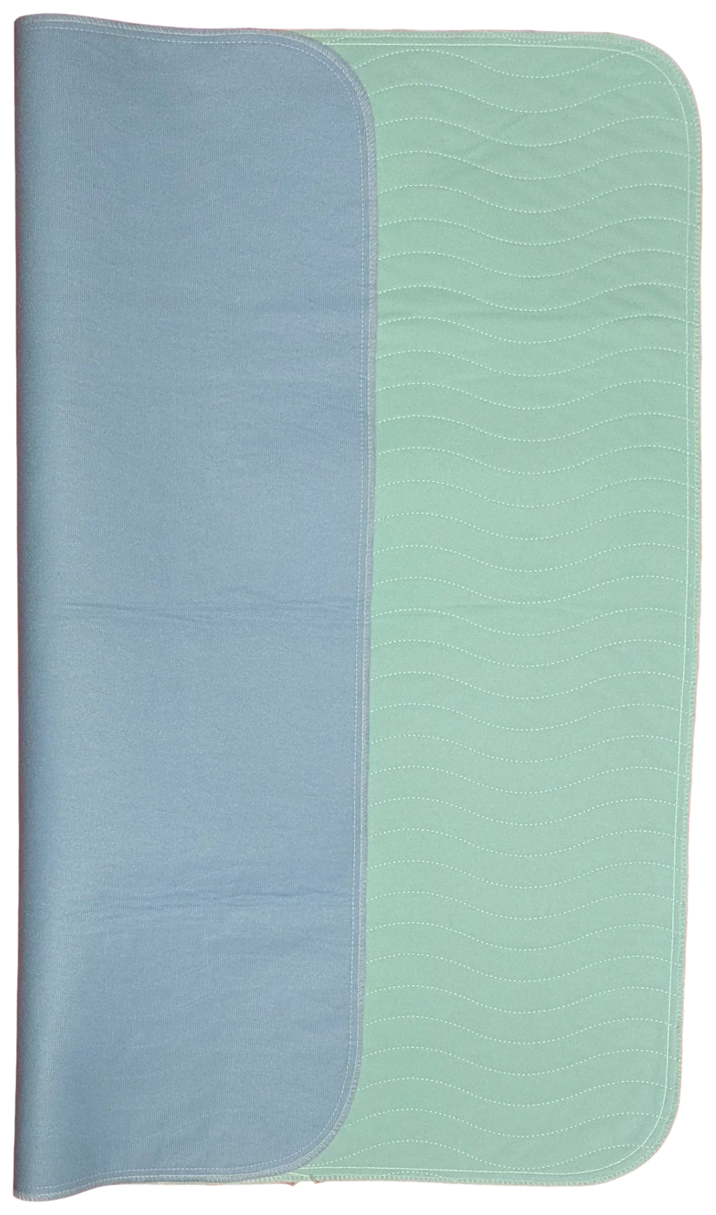 4 Pack Bed Pad Reusable Incontinence Underpad 34 x 36 Blue/Green