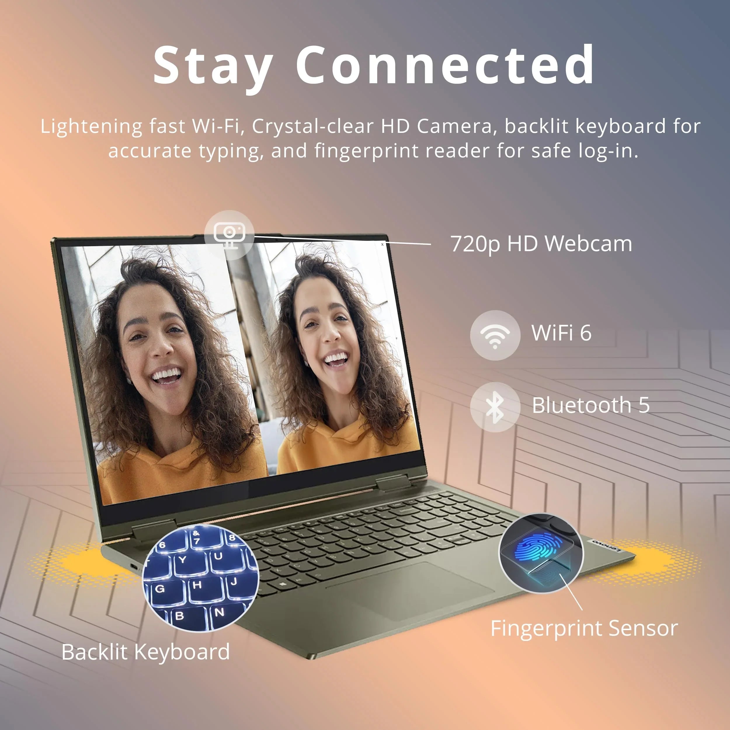 LENOVO Yoga 7i 2-in-1 360° 15.6" Touch Screen Notebook, Microprocessor Evo Platform Core i7 1165G7, 12GB RAM, 1TB PCIe SSD, Microprocessor Iris Xe Graphics, Backlit Keyboard, Win 11, Dark Moss, 32GB USB Card