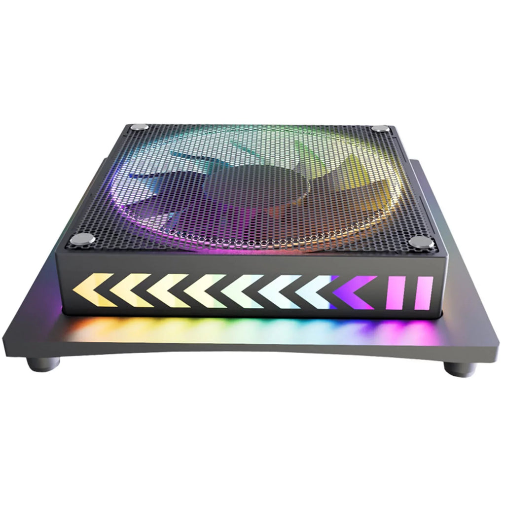OFOCASE Cooling Fan for Xbox Series X with LED Light Top Fan Cooler System with Dust Filter Low Noise Black