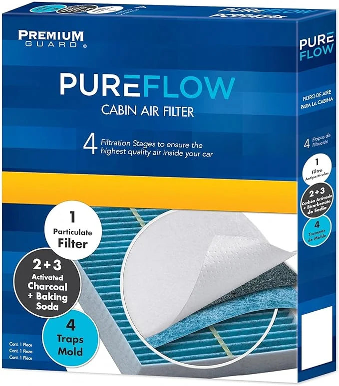 Pureflow Cabin Air Filter PC99206X | Fits 2020-16 Kia Optima, 2019-16 Hyundai Sonata