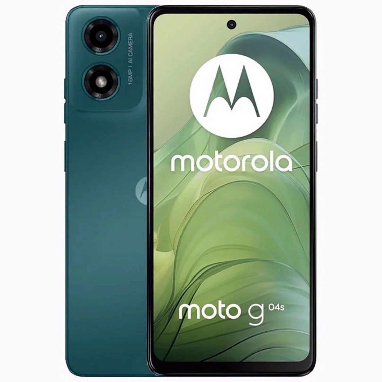 Motorola Moto G04s DUAL SIM 64GB ROM + 4GB RAM (GSM ONLY | NO CDMA) Factory Unlocked 4G/LTE Smartphone (Sea Green) - International Version