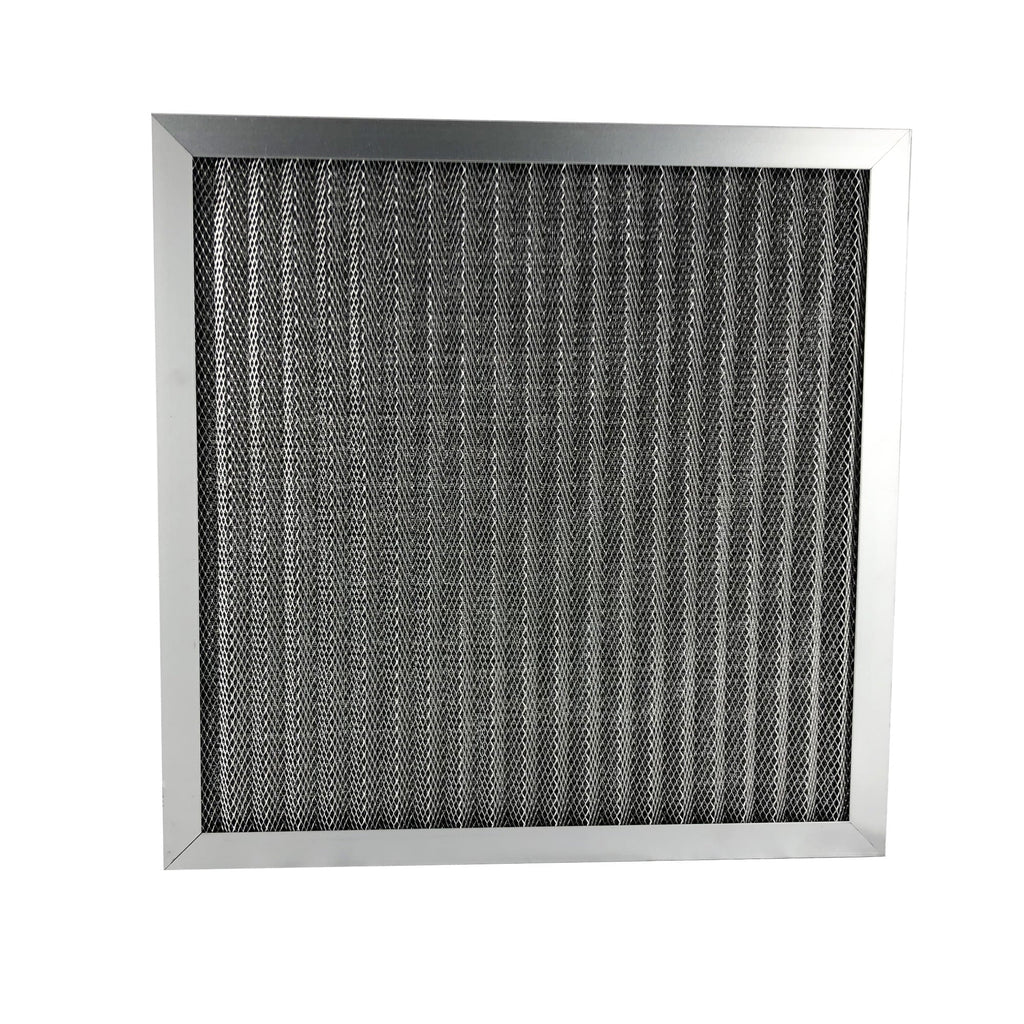 Aulnay Aluminum Electrostatic Air Filter (14" x 14" x 1"), Furnace Central AC Filter, Washable Metal HVAC Air Filter