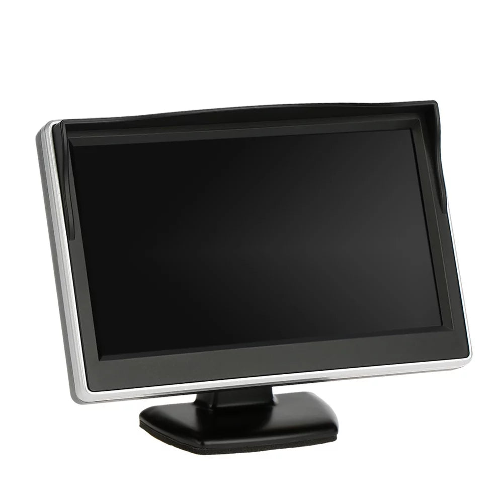 Tomshoo 5 Inch TFT LCD Screen Monitor Car Rear View Backup Reverse System + Parking Camera, Clear Image, Easy Installation, Ideal for Cars and Trucks