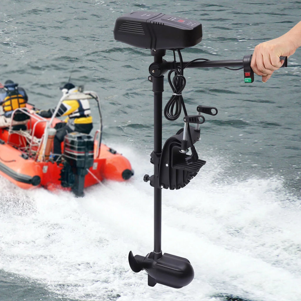 260lbs 48V Heavy Duty Electric Outboard Motor Fishing Boat Engine Trolling Motor