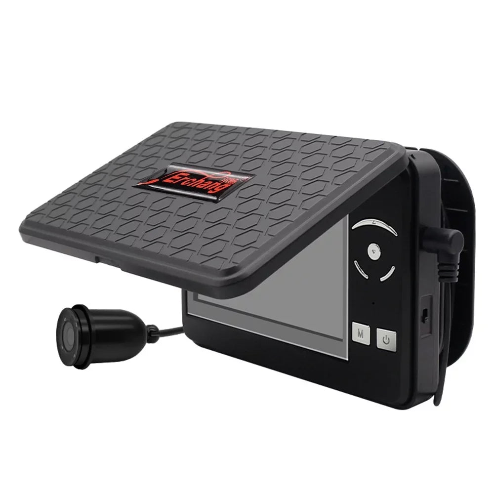 MIXFEER Portable Underwater Fishing Waterproof 720P Fish Finder with 4.3 Inch LCD Panel for Ice Lake Sea Boat Fishing