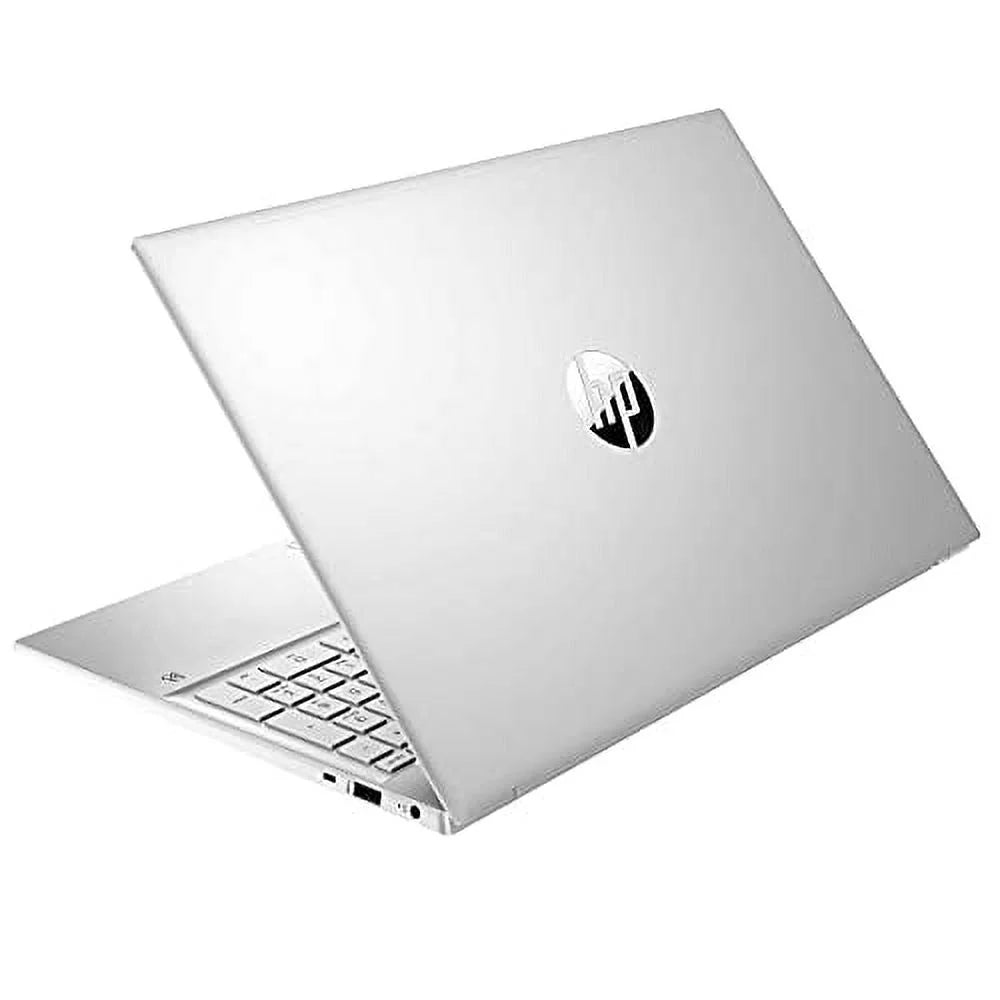 2021 HP Pavilion 15.6inch FHD Touchscreen Computer 11th Gen 4-Core Chipset i5-1135G7 32GB DDR4 1TB NVMe SSD Iris Xe Graphics HDMI Webcam Keyboard Windows 10 Pro w/ RATZK USB Natural Silver 15-EG0053CL